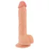 realistixxx - realističan dildo sa vakuumskom čašicom (22 cm, boja kože)