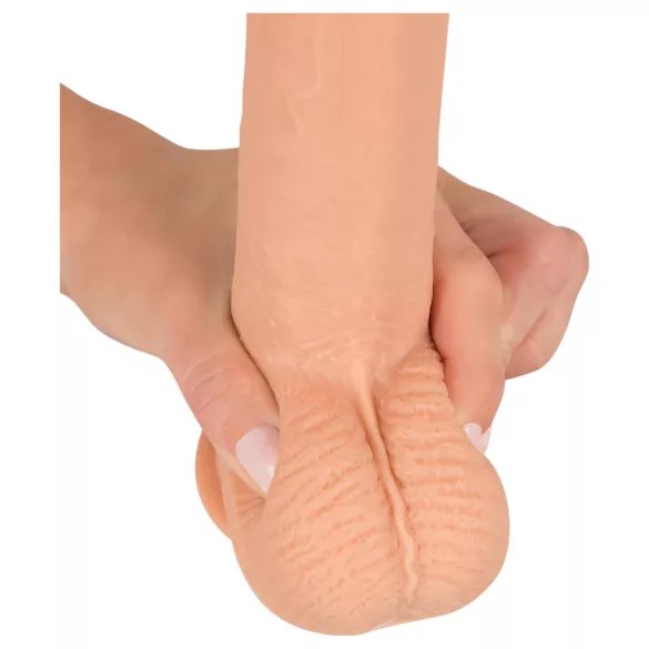 realistixxx - realističan dildo sa vakuumskom čašicom (22 cm, boja kože)