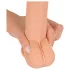 realistixxx - realističan dildo sa vakuumskom čašicom (22 cm, boja kože)