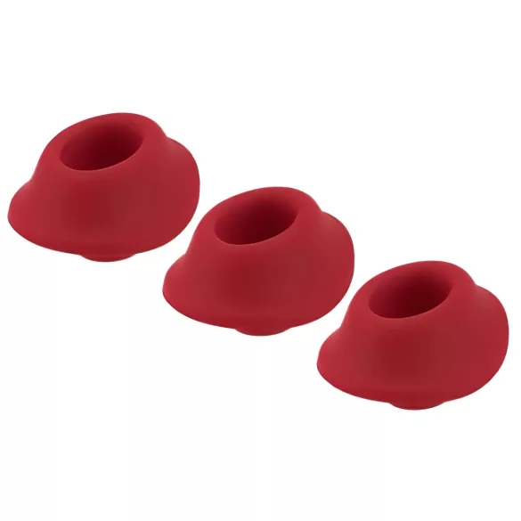 Womanizer Premium S - set rezervnih usisnih kapica - crvena (3 kom)