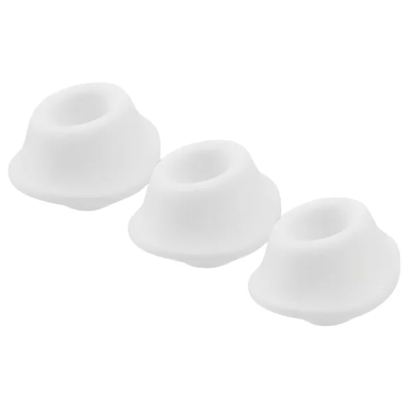 Womanizer Premium M - zamenski set sisaljki - bela (3 komada)
