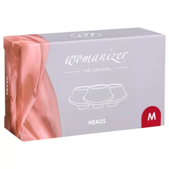 Womanizer Premium M - set zamenskih glava - crvena (3 kom)