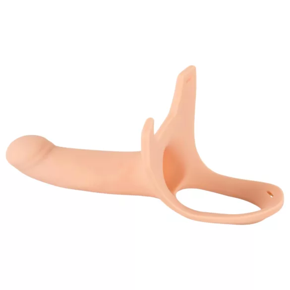 You2Toys - Strap-on srednji - šuplji dildo na kaiš - prirodna boja