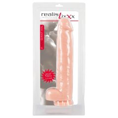   Realistixxx Džinovski 3XL - realistični dildo (42cm) - prirodna boja