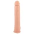 Realistixxx Džinovski 3XL - realistični dildo (42cm) - prirodna boja