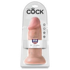 King Cock 10 dildo (25cm) - prirodna boja