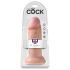 King Cock 10 dildo (25cm) - prirodna boja