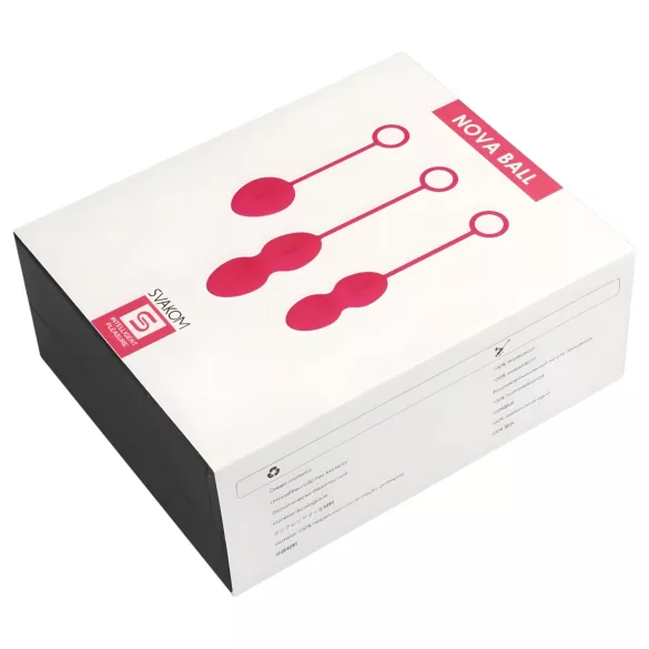 Svakom Nova - Set od 3 gejša kuglica (crvene)