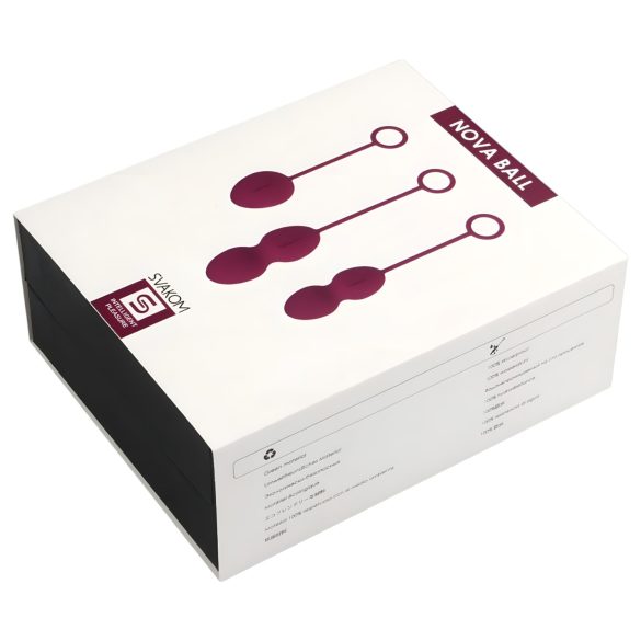 Svakom Nova - Set od 3 gejšine kuglice (ljubičaste)