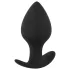 Black Velvet - silikonski analni set (3 komada) - crni