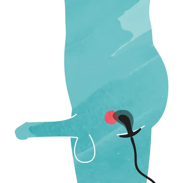 You2Toys - pumpajući analni čep za širenje (crni)