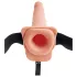 Pipedream Fetish Strap-On 9 - kaiš za penis, šuplji, prskajući dildo (prirodna boja)