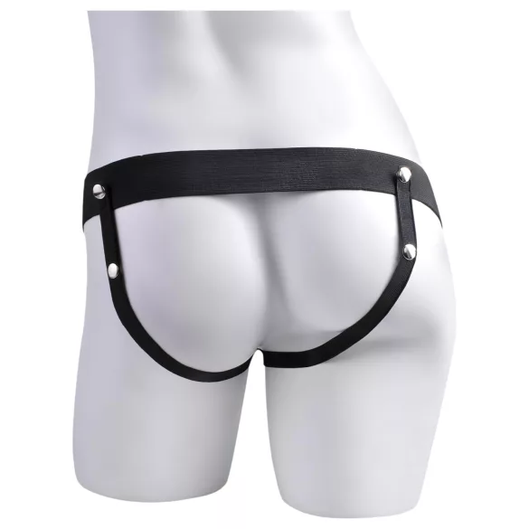 Pipedream Fetish Strap-On 9 - kaiš za penis, šuplji, prskajući dildo (prirodna boja)