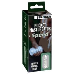 STROKER Speed - prozirni masturbator sa zadnjicom