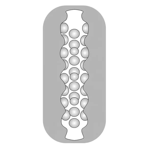 STROKER Speed - prozirni masturbator sa zadnjicom