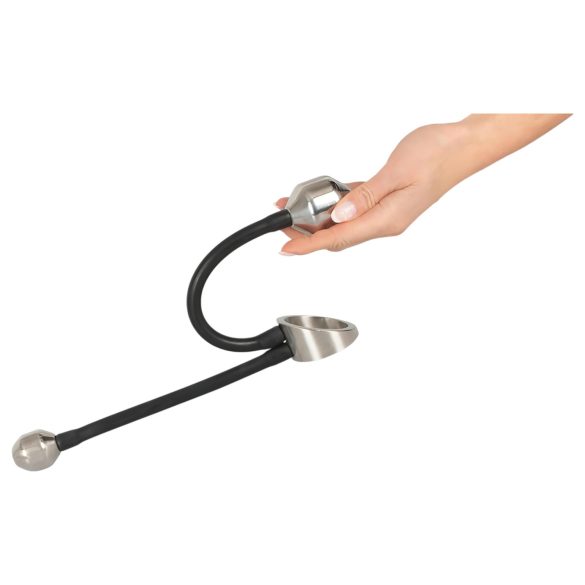 You2Toys Heavy Gear - prsten za penis sa težinom za anal (crna)