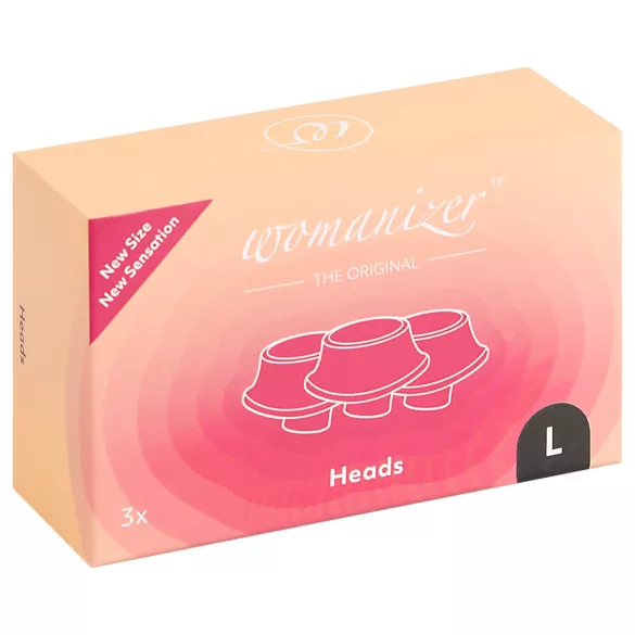 Womanizer L - set dodatnih usnih - crno (3 kom) - veliko