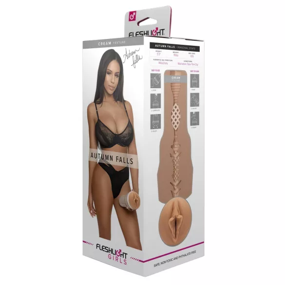 Fleshlight Autumn Falls Cream - prirodna vagina (prirodna)