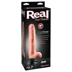   Real Feel Deluxe No.7 - prirodni realističan vibrator sa testisima