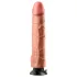 Real Feel Deluxe No.12 - realan vibrator sa testisima (naturalan)