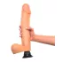 Real Feel Deluxe No.12 - realan vibrator sa testisima (naturalan)