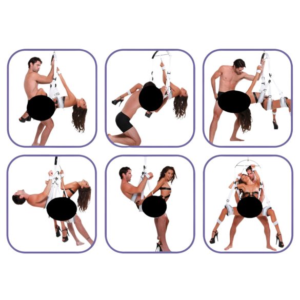 Fetiš - BDSM seks ljuljaška (bela)