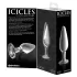 Icicles No. 26 - konusni stakleni analni plug (proziran)