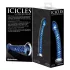 Icicles No. 29 - spiralni stakleni dildo za penis (plavi)