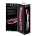 Icicles No. 57 - stakleni dvostrani dildo u obliku penisa (roze)