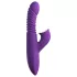 Fantasy For Her - 3 u 1 potiskujući vibrator sa funkcijom zagrevanja (ljubičasti)