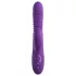 Fantasy For Her - 3 u 1 potiskujući vibrator sa funkcijom zagrevanja (ljubičasti)