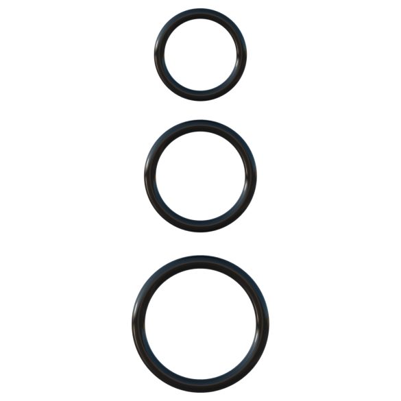 Fantasy C-Ringz - Set prstenova za penis (crni)