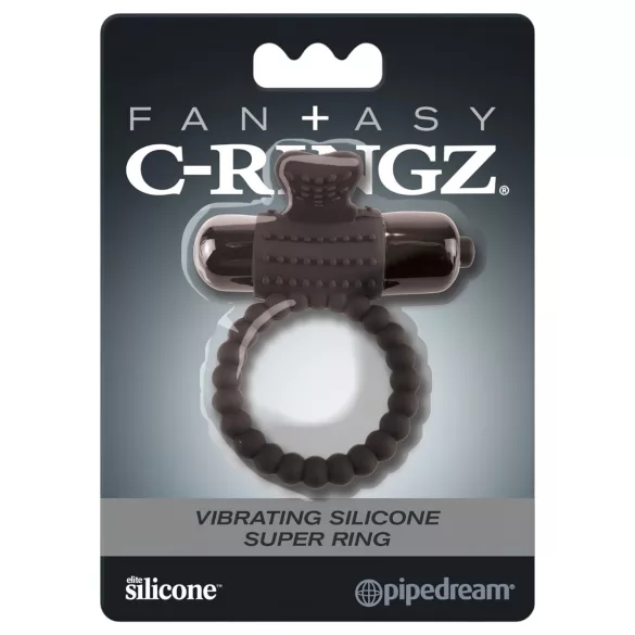 Pipedream Fantasy C-Ringz - vibrirajući prsten za penis (crni)