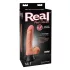 Real Feel Deluxe No.1 - herézni, realistichan vibrator (prirodna boja)