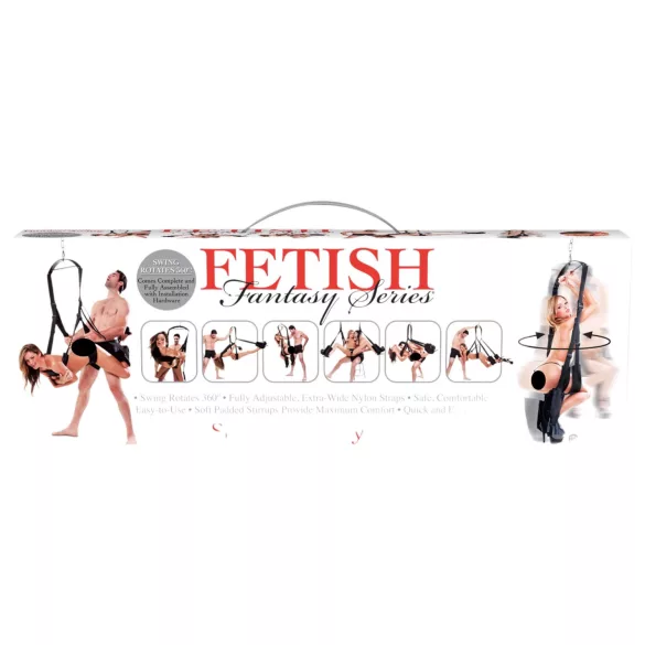 Pipedream - Fetish Fantasy - seks ljuljaška sa rotacijom od 360 stepeni (crna)