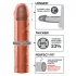 Pipedream - X-TENSION Perfect 2 - реалистична навлака за пенис (20,3 cm, природна боја)