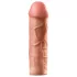 X-TENSION Mega 2 - realistična navlaka za penis (20,3 cm) - prirodna boja