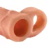 Pipedream X‑TENSION Perfect 1 - navlaka za penis sa prstenom za testise (17,7 cm, prirodna)