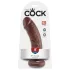King Cock 8 Dildo (20cm) - braon