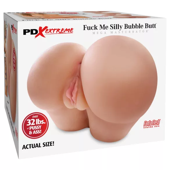 Pipedream - Fuck Me Silly Bubble Butt - masturbator za zadnjicu (boja kože)