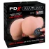 PDX Elite Milk Me Silly - vibrirajući torzo masturbator (prirodno)