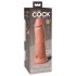 King Cock Elite 8 - prirodni dildo sa vakuumskim postoljem (20cm)