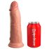 King Cock Elite 8 - prirodni dildo sa vakuumskim postoljem (20cm)