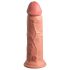 King Cock Elite 8 - prirodni dildo sa vakuumskim postoljem (20cm)