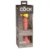 Kraljevski Kok Elite 6 - dildo sa vakuumskom podlogom (15cm) - prirodna boja
