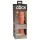 King Cock Elite 8 - realistični vibrator 20cm (tamna boja kože)