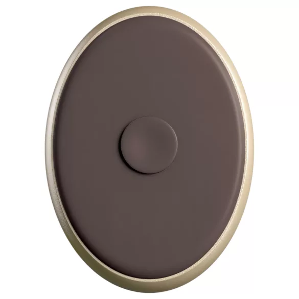 King Cock Elite 9 - vibrirajući dildo sa prijanjajućom bazom 23cm - prirodna boja