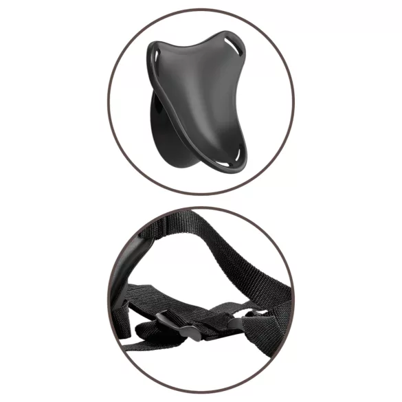 King Cock Elite Beginner's - crne kaiš gaće (za početnike)