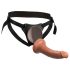 King Cock Elite Udobni Body Dock - pojas sa dildom (braon)