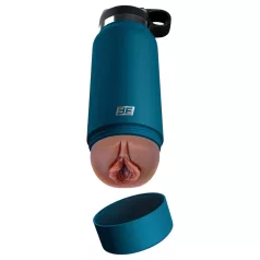   PDX - Fuck Flask Private Pleaser - veštačka vagina u čuturi (plavo-braon)